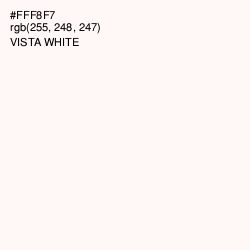#FFF8F7 - Vista White Color Image